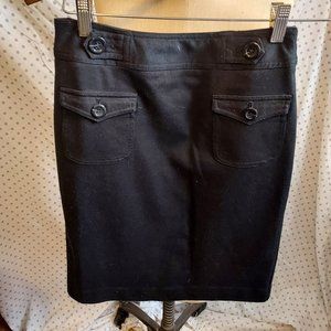 ANN TAYLOR Black Skirt (Size 00)